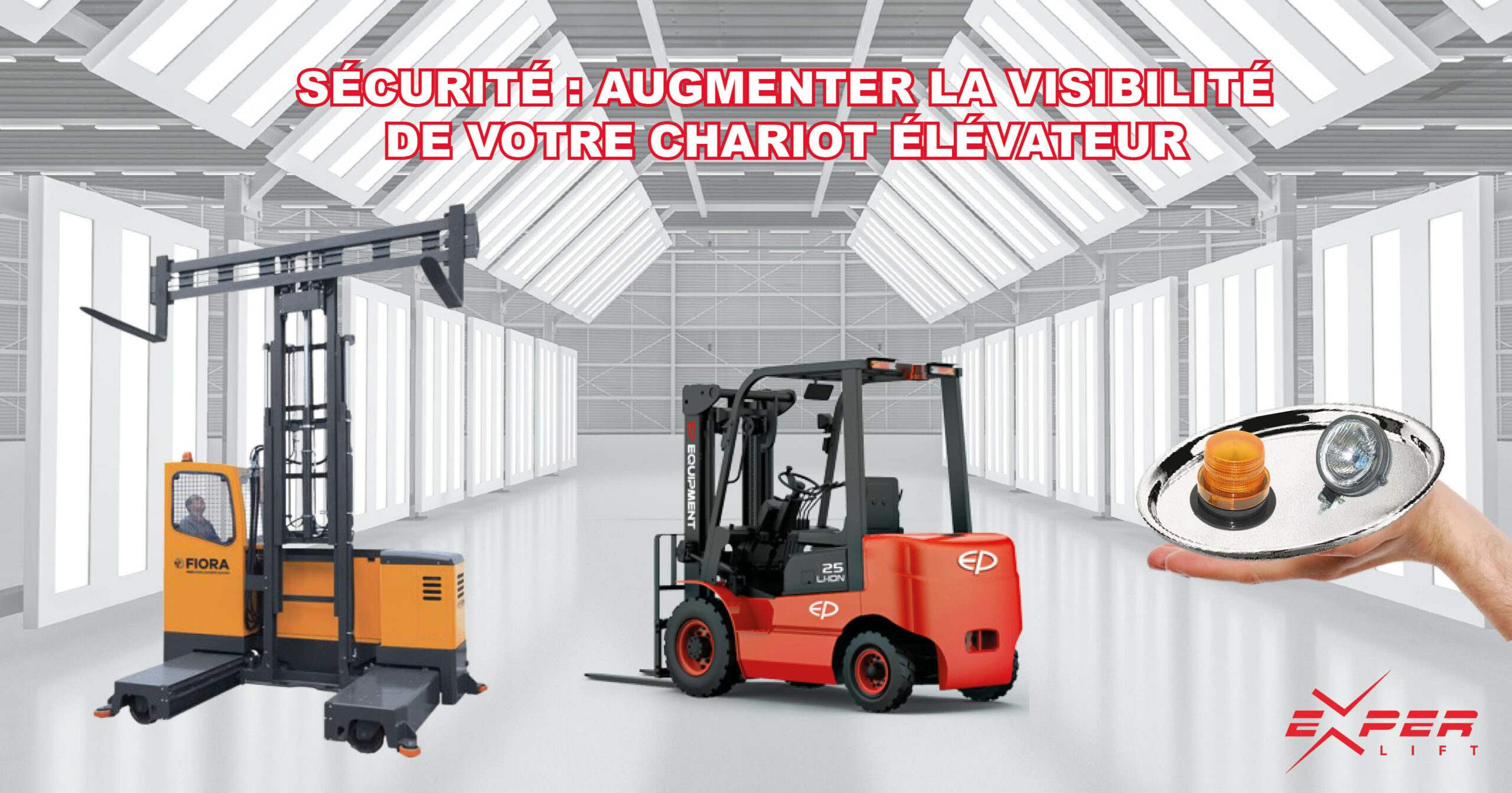 Sécurité : augmenter la visibilité de votre chariot élévateur