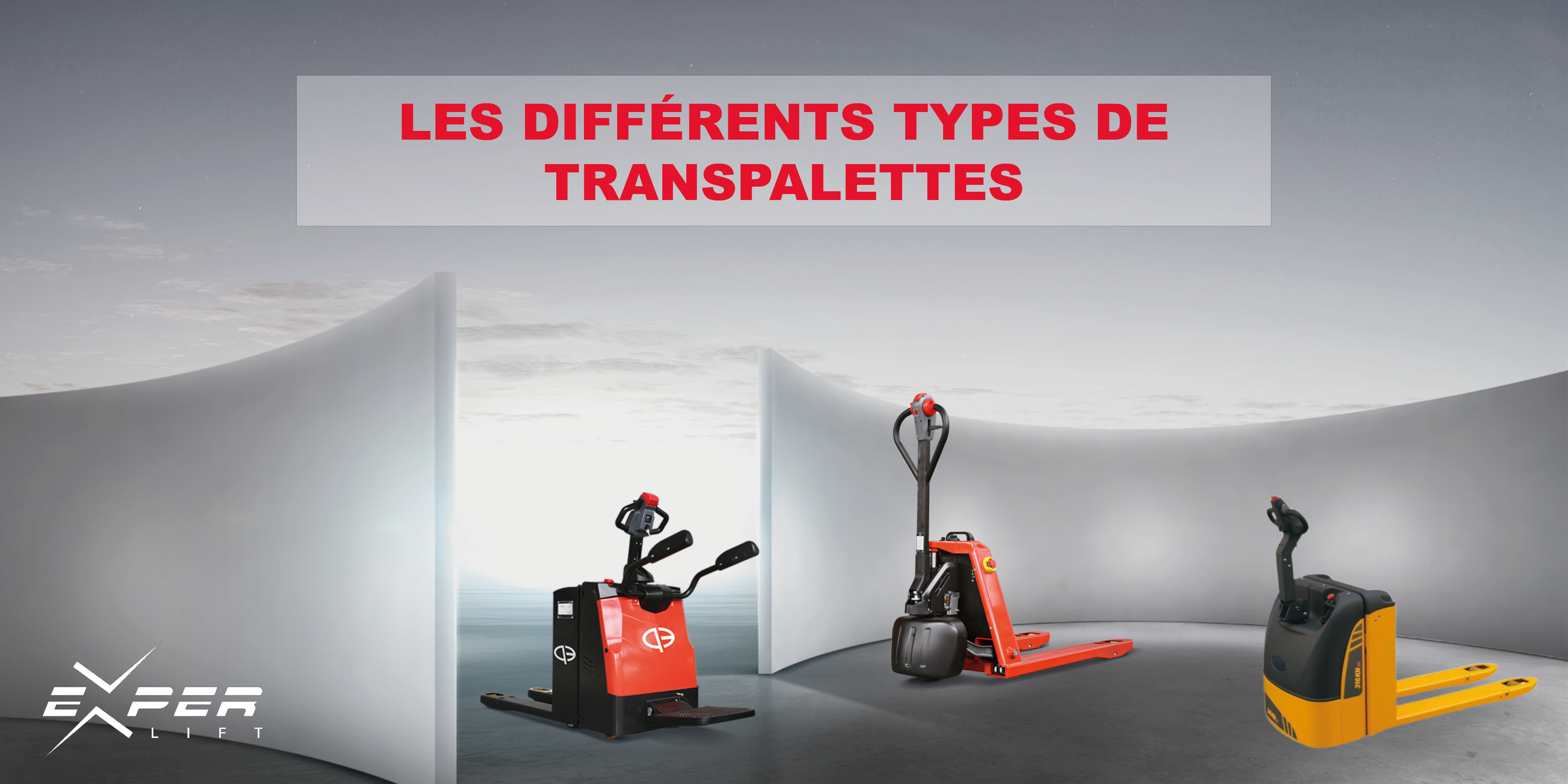 Les différents types de transpalettes 