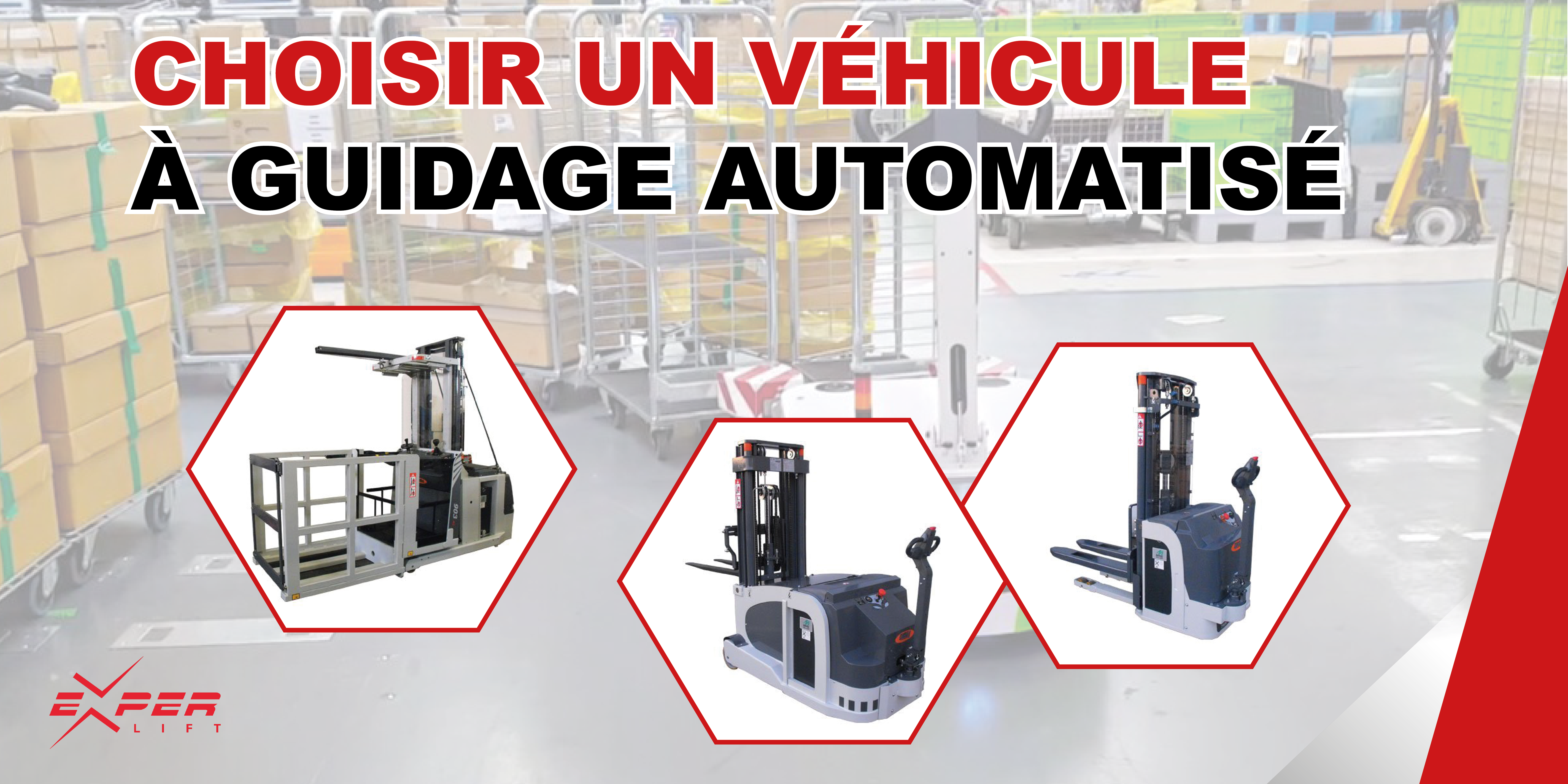 Choisir un véhicule à guidage automatisé, AGV