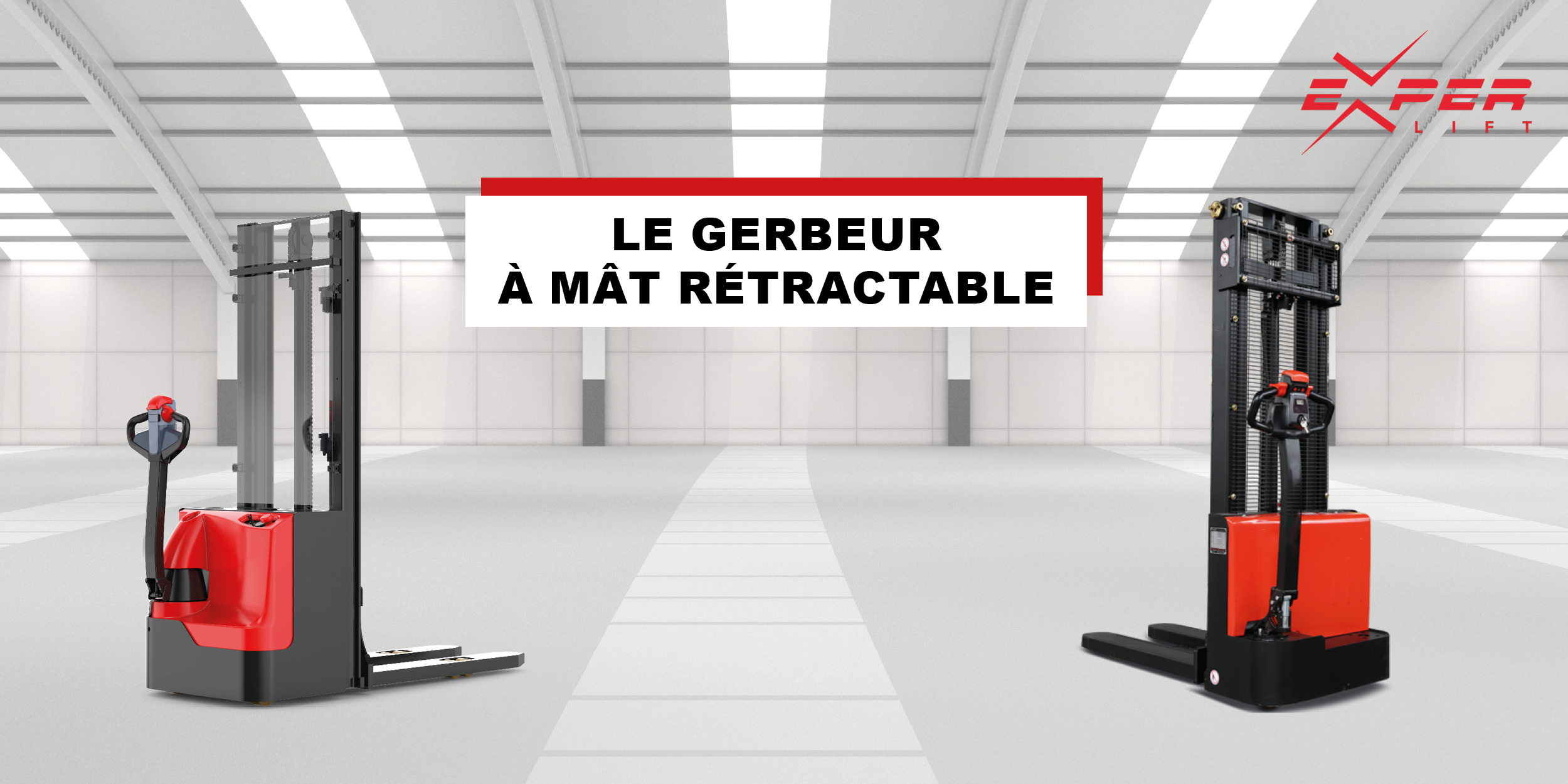 Le gerbeur à mât rétractable