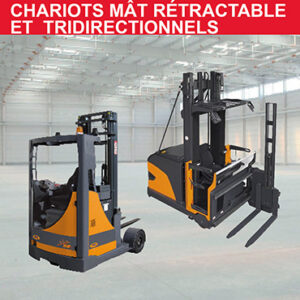 Chariot à mat rétractable tridirectionnel Experlift